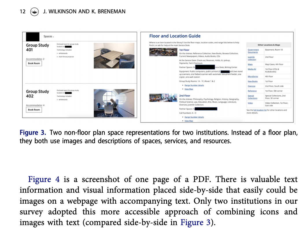 screenshot of article with excerpt of text and floor plan images