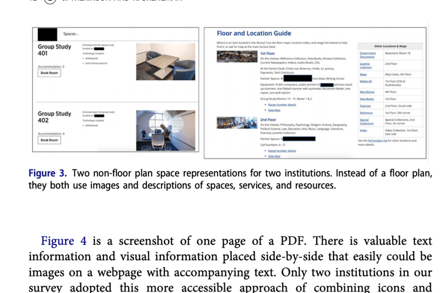 screenshot of article with excerpt of text and floor plan images