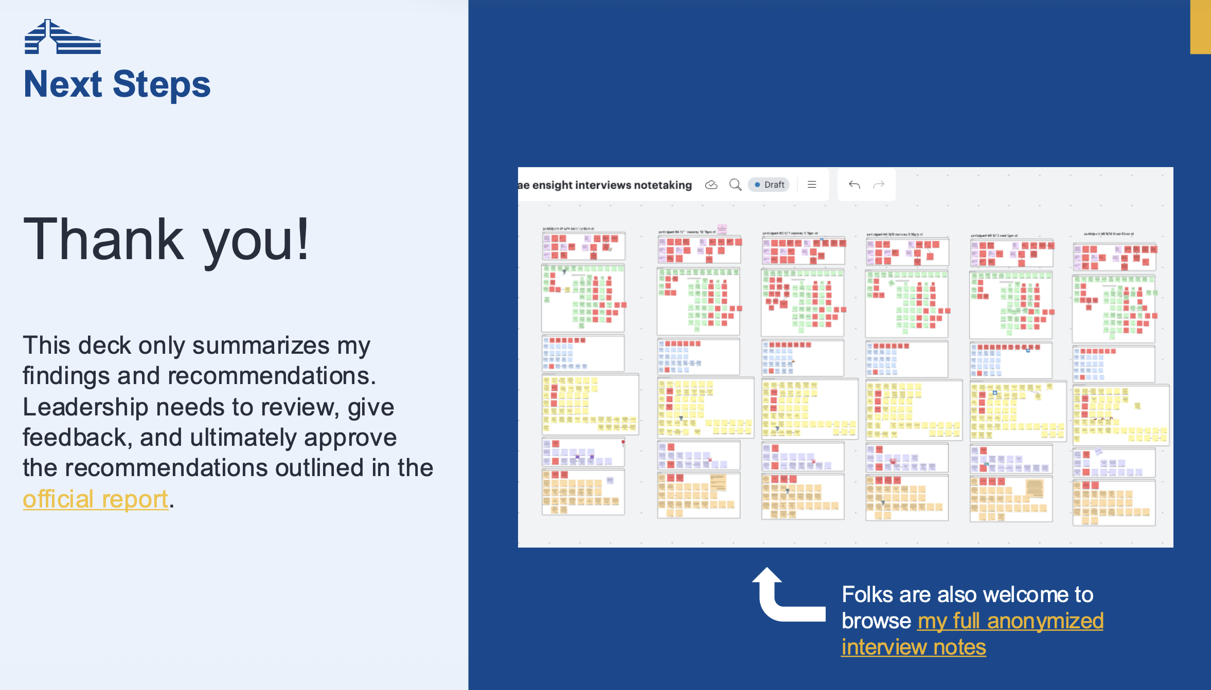 screenshot from summary deck